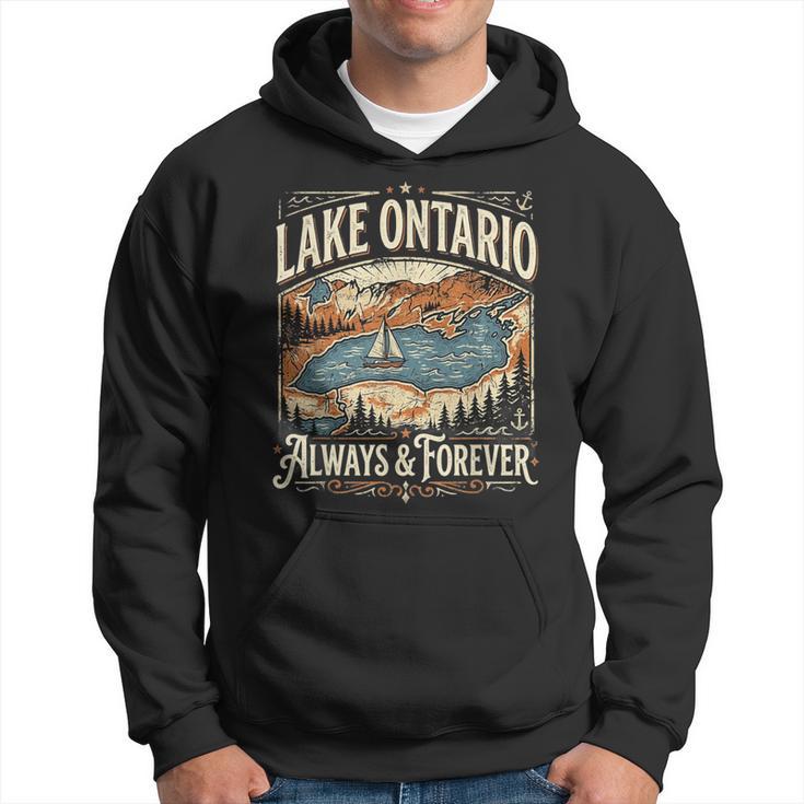 Lago Ontario Forever Canadá Usa Amistadintage Patriótico Sudadera