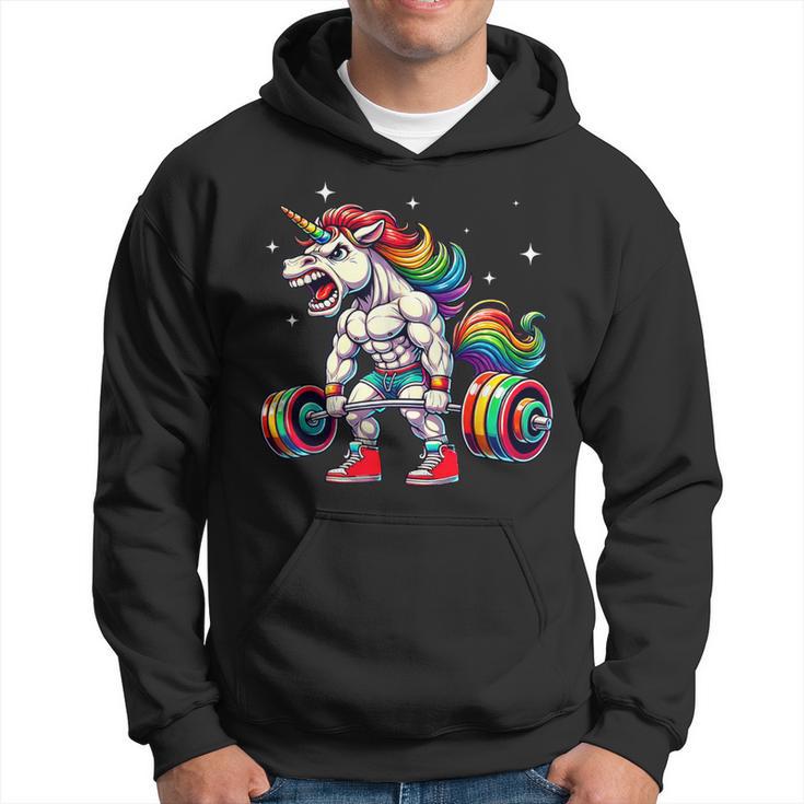 Licorne Haltérophilie Deadlift Fitness Gym Entraînement Entraînement Sweat à capuche