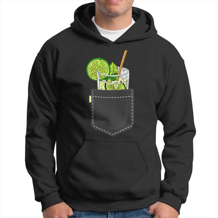 Mojito Cocktail Para Ir En El Bolsillo Del Pecho Mojito Sudadera