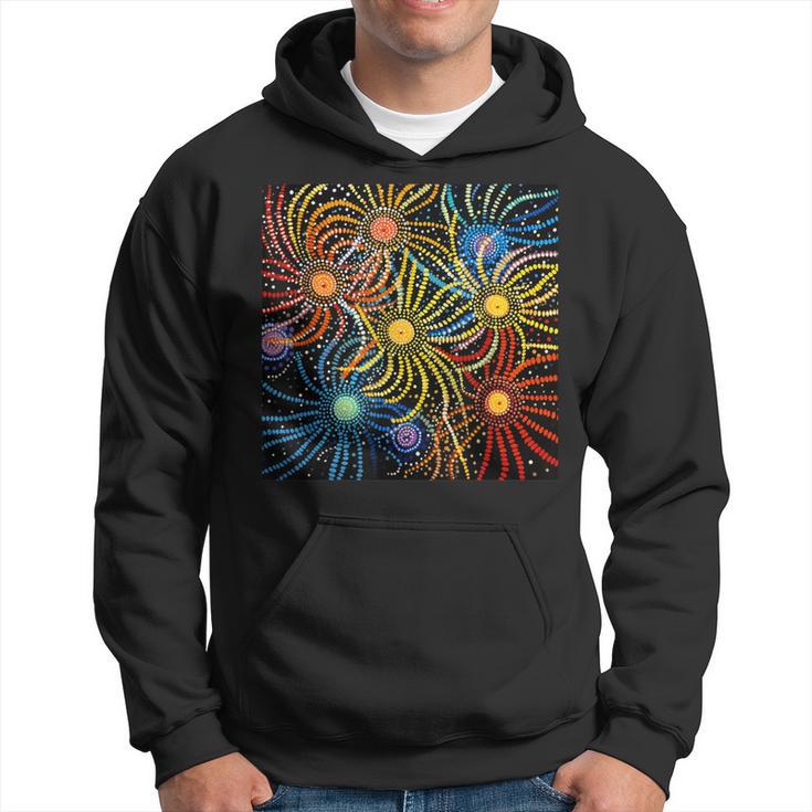 Pintura De Puntos Aborígenes Australianos Sudadera
