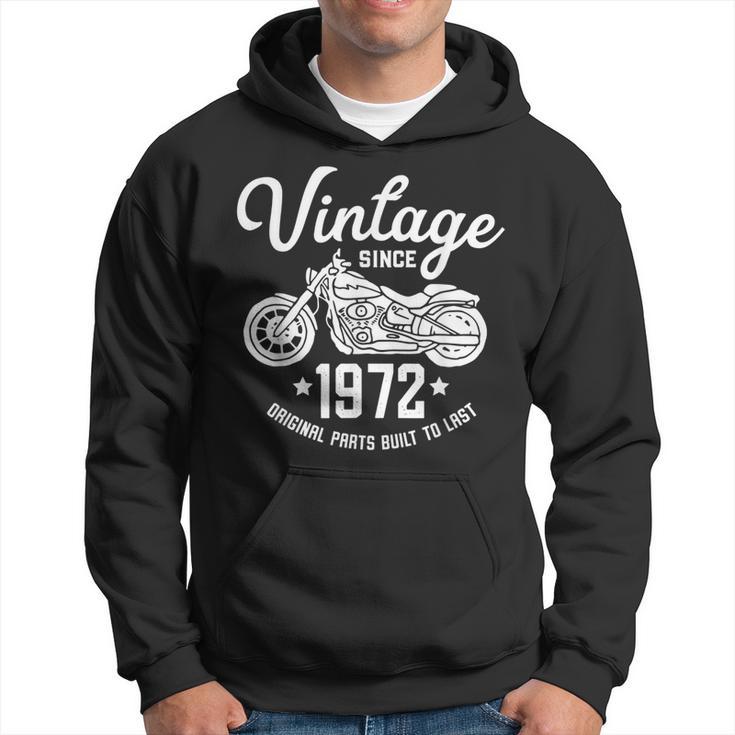 Vintage Retro Motocicleta Cumpleaños 1972 Rider Sudadera