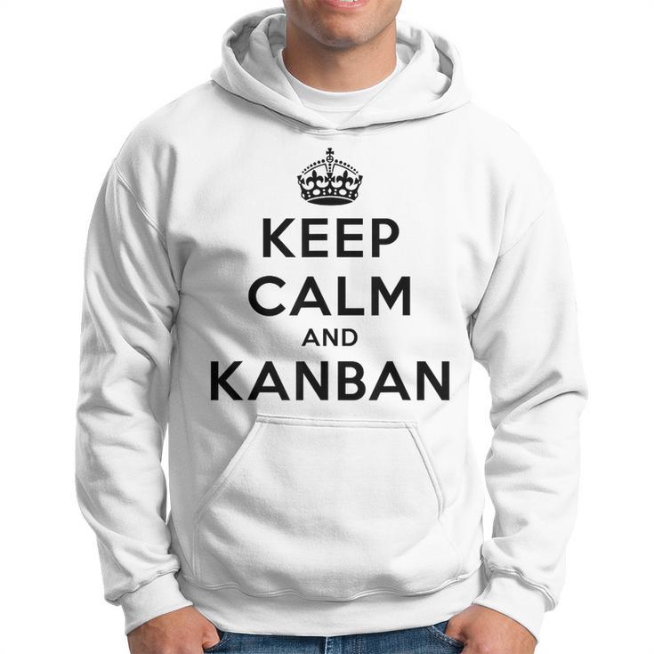 Chef De Projet De La Méthodologie Keep Calm Et Kanban Agile Sweat à capuche