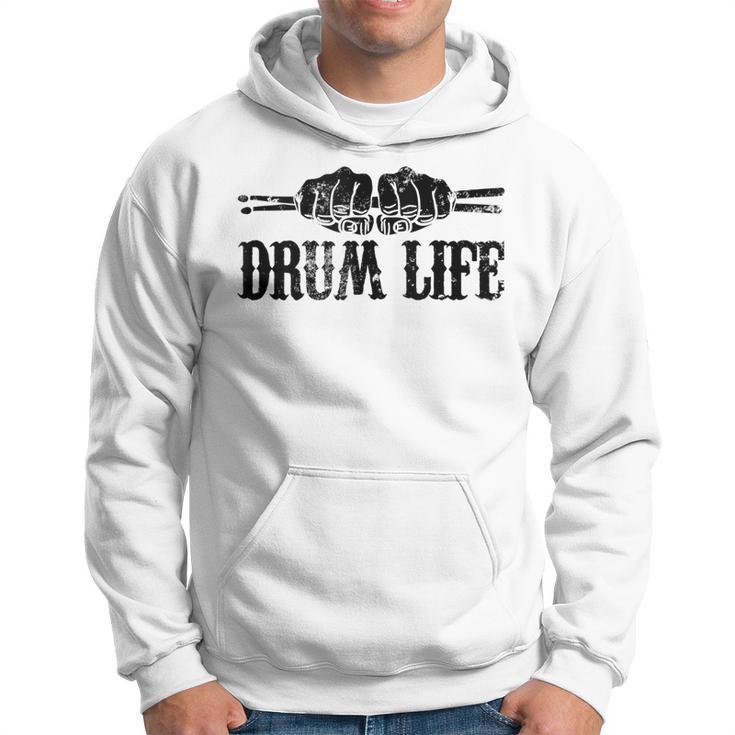 Drum Life Frase Divertida Para Baterista In Mangas Sudadera