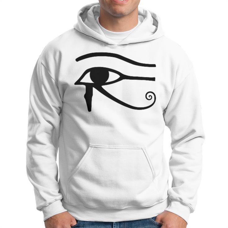 Œil D'horus Noir –Ymbole Discret De L'égypte Ancienne Égyptienne Sweat à capuche