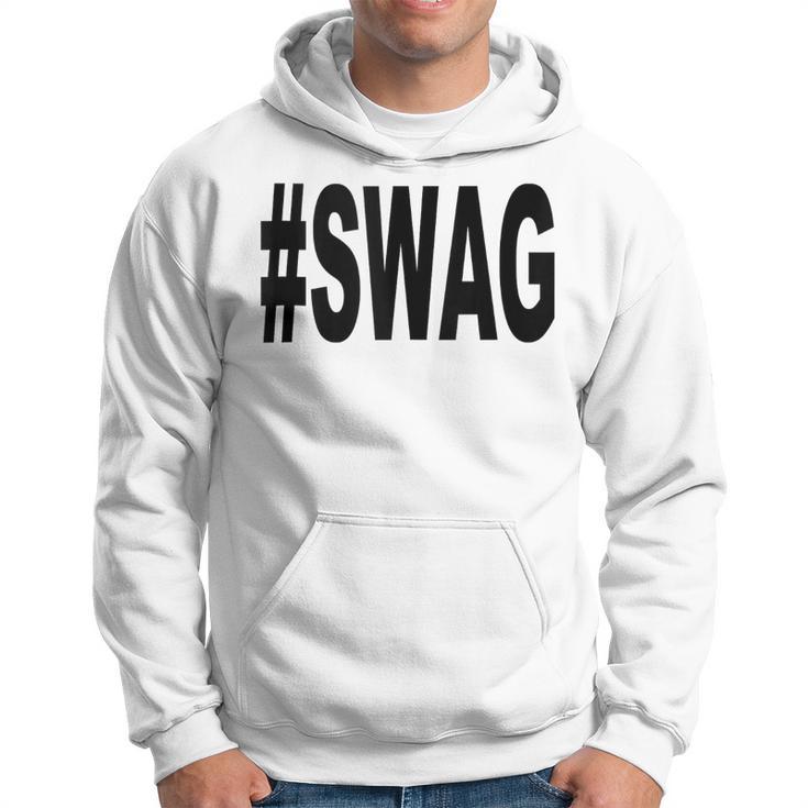 Swag Con Hashtag In Mangas Sudadera