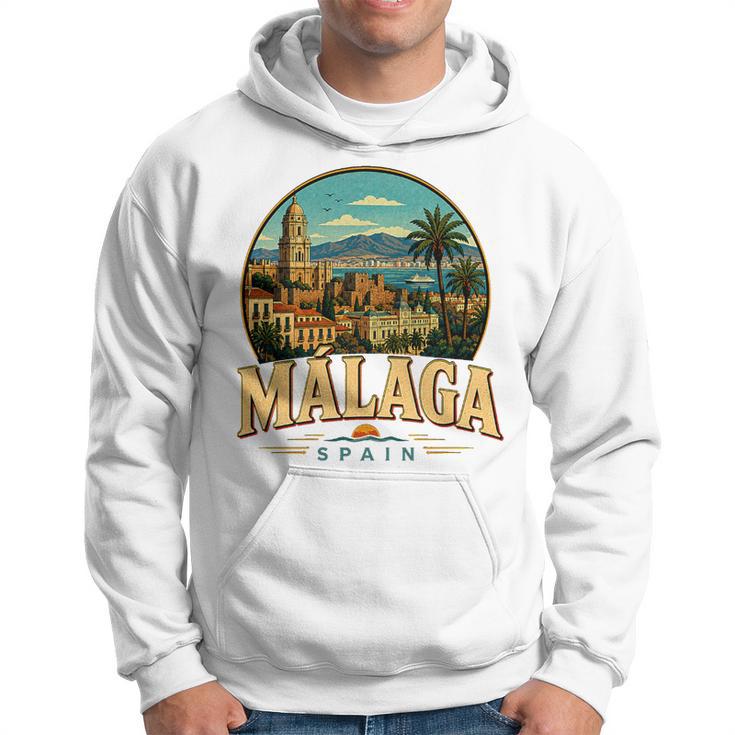 Vintage Málaga Españaiajeouvenir Monumento Regalo Sudadera