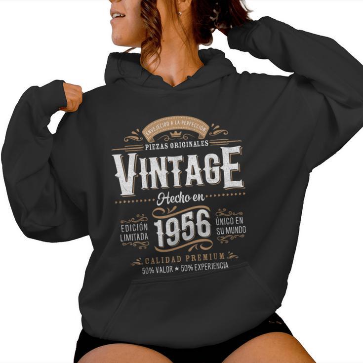 70º Cumpleaños Regalo 70 Años Hombre Intage 1956 Sudadera con capucha para mujer