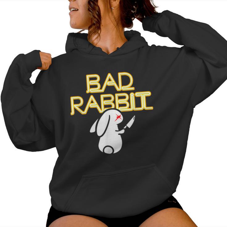 Bad Rabbit Bunny Avec Couteau Hater Sweat à capuche femme