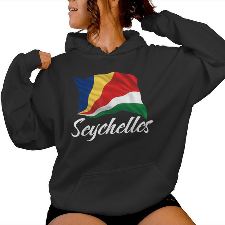 セイシェル 国旗 セイシェル アフリカ 愛国心 男性 女性 キッズ レディースパーカー