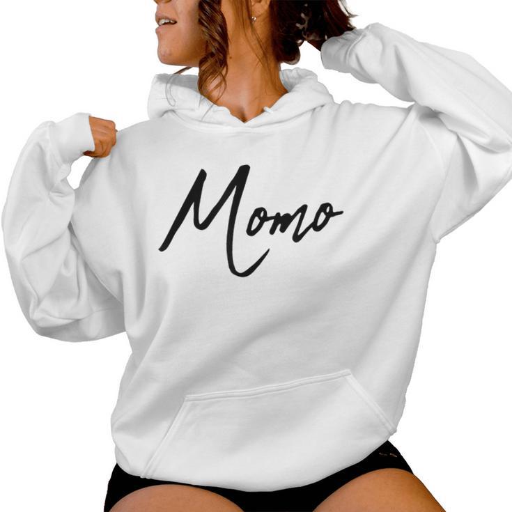 Beautiful Handwritten Font Momo Calligraphy レディースパーカー