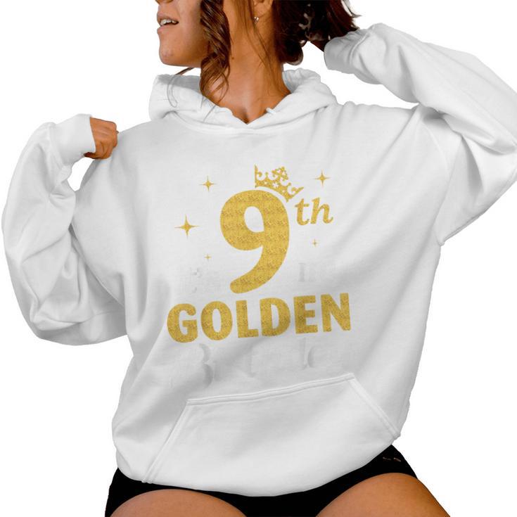 It's My 9Th Golden Birthday Happy 9歳から男の子、女の子へ レディースパーカー