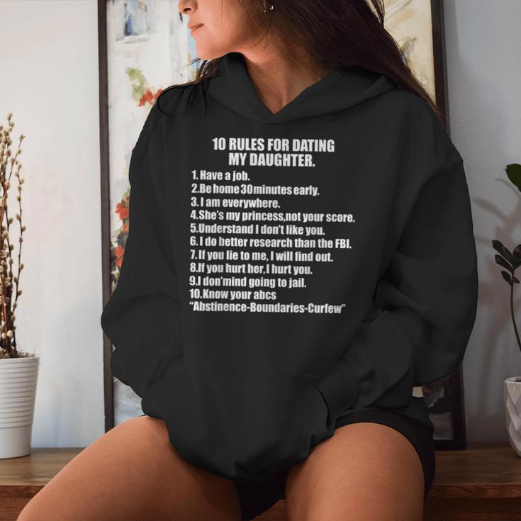 10 Rules Dating My Daughter 過保護 お父さん 保護 レディースパーカー 彼女への贈り物