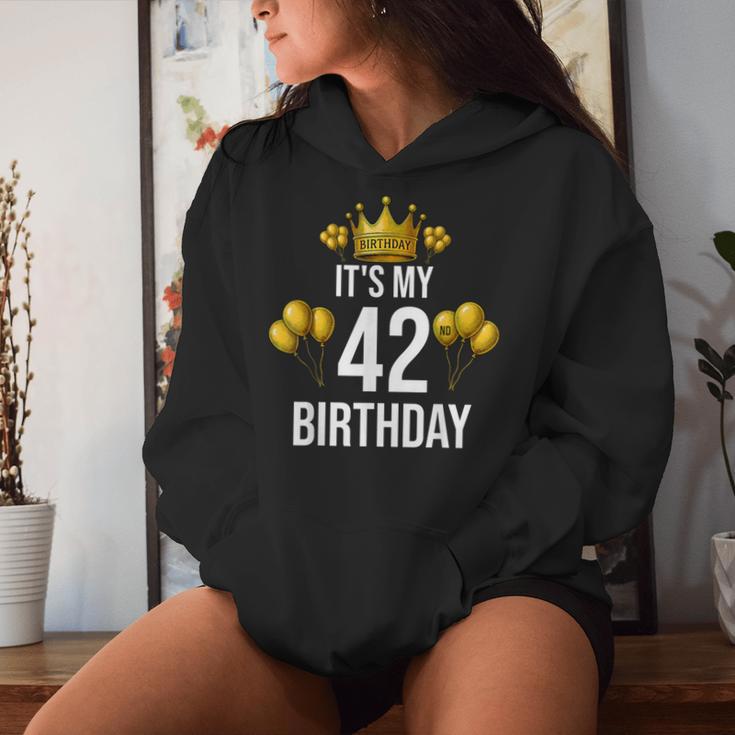 It's My 42歳の誕生日パーティー 42歳の誕生日 男性 女性 レディースパーカー 彼女への贈り物