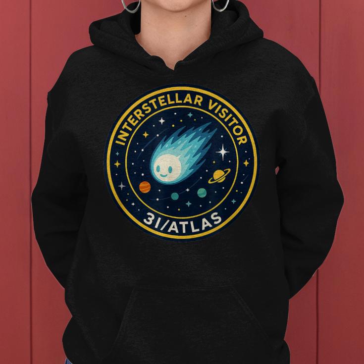 3I Atlas Interstellarisitor Missionパッチデザイン レディースパーカー