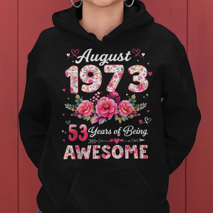 53歳 1973年8月 花柄 53歳 誕生日 男性 女性 レディースパーカー