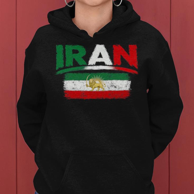 Iran Lionun Flagiranpersianflag Of Iran 長袖tシャツ レディースパーカー