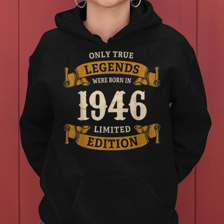 ヴィンテージ 1946 ギフト 男性 女性 長寿祝い 1946年生まれ ユニークな誕生日プレゼント レディースパーカー