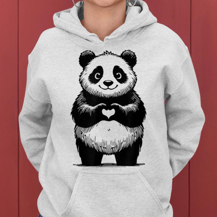 I Love Pandas 面白い、パンダが大好き レディースパーカー