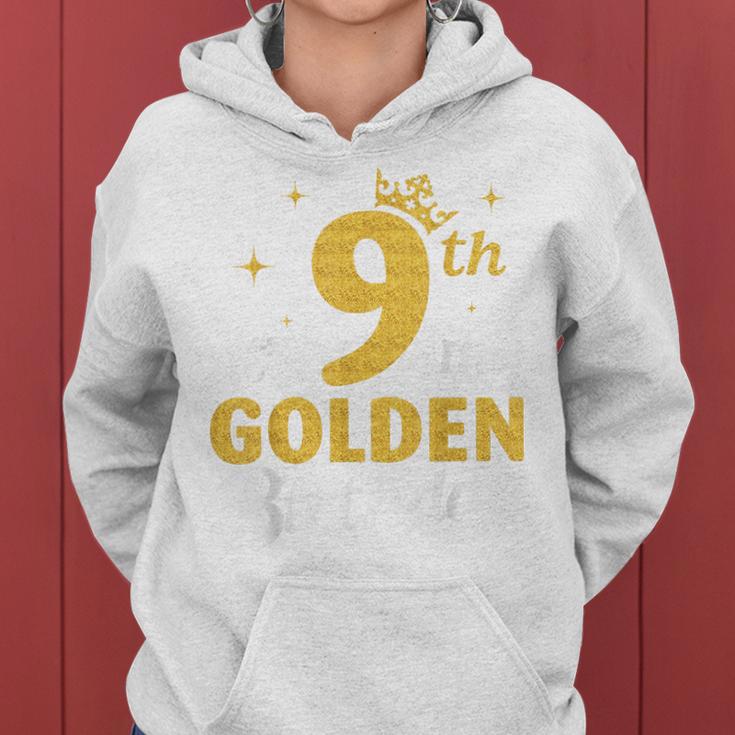 It's My 9Th Golden Birthday Happy 9歳から男の子、女の子へ レディースパーカー