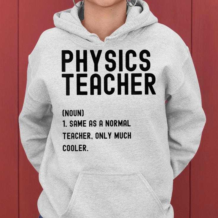 Physics Teacher Definition シャツ 学校初日 レディースパーカー