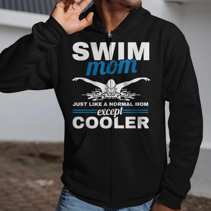 Swimmer Mother Swimming Women Swim Mom Like A Normal Mom Zip Up Hoodie Swimmer Mother Swimming Women Swim Mom Like A Normal Mom Zip Up Hoodie