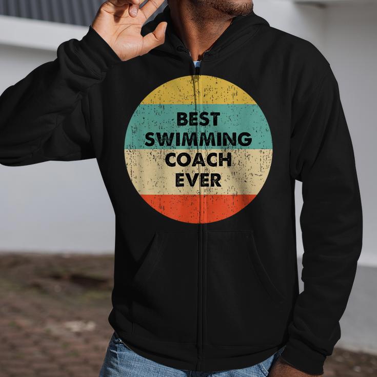 Swimming Coach Zip Up Hoodie Swimming Coach Zip Up Hoodie