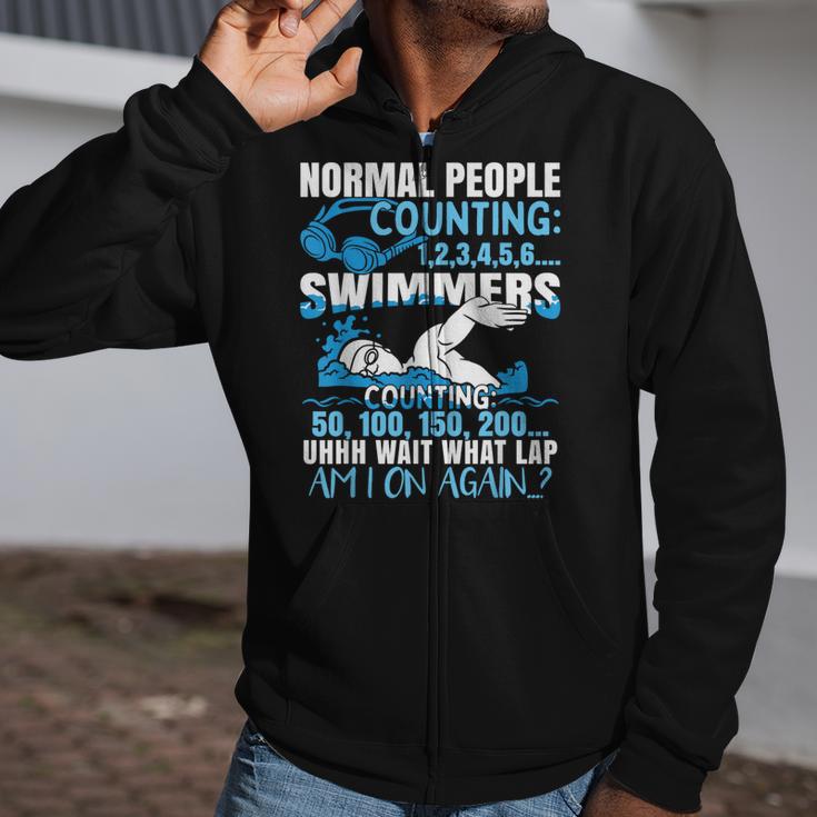 Swimming Humor Swim Zip Up Hoodie Swimming Humor Swim Zip Up Hoodie