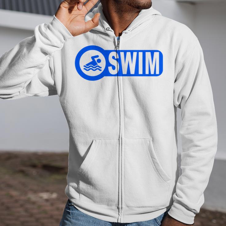 2 Sided Print Swimming Teacher Swim Instructor Swim Lessons Zip Up Hoodie 2 Sided Print Swimming Teacher Swim Instructor Swim Lessons Zip Up Hoodie