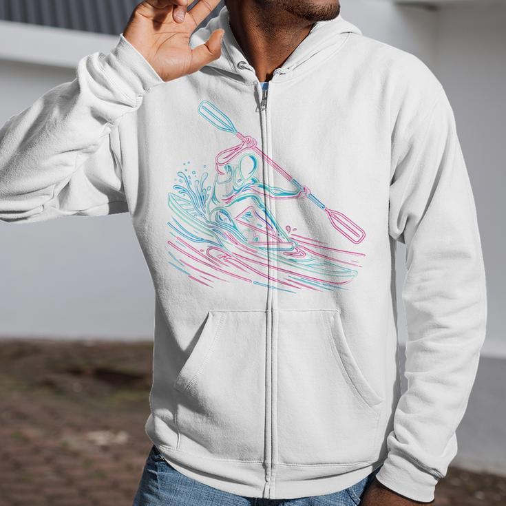 Canoe Canoeing Kayak Paddling Canoeist Raglan Baseball Tee Zip Up Hoodie Canoe Canoeing Kayak Paddling Canoeist Raglan Baseball Tee Zip Up Hoodie