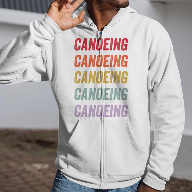 Canoeing Sweatshirt Zip Up Hoodie Canoeing Sweatshirt Zip Up Hoodie