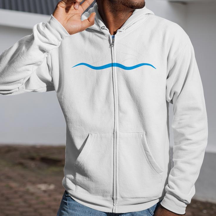 Freestyle Swimming Raglan Baseball Tee Zip Up Hoodie Freestyle Swimming Raglan Baseball Tee Zip Up Hoodie