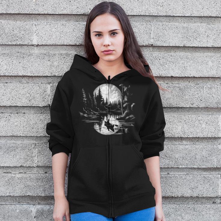 Canoe Canadian Canoeists Nature Canoe Zip Up Hoodie Canoe Canadian Canoeists Nature Canoe Zip Up Hoodie