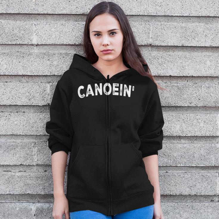 Canoein' Zip Up Hoodie
