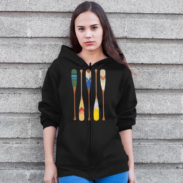 Paddle Canoe Zip Up Hoodie Paddle Canoe Zip Up Hoodie