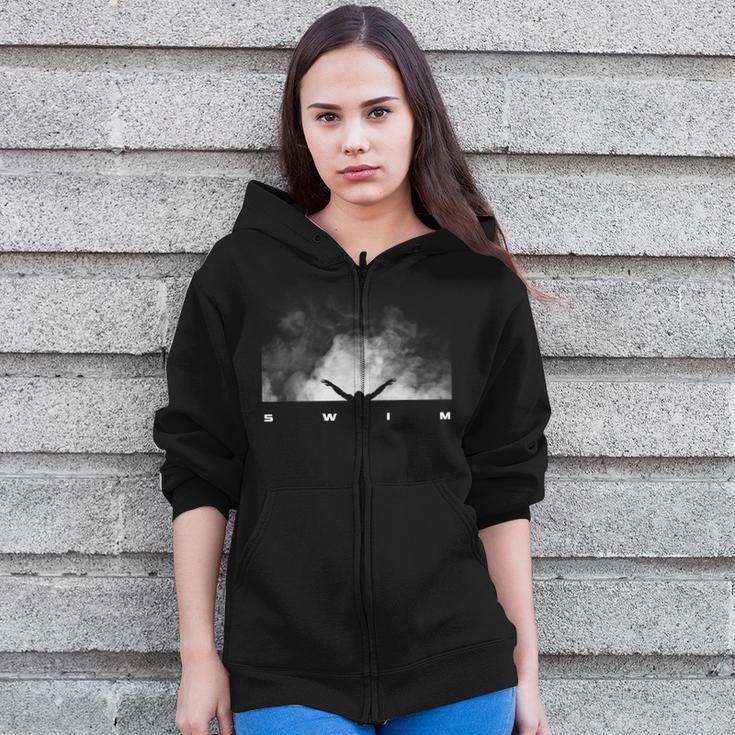 Swim Swimmer Swimming Zip Up Hoodie Swim Swimmer Swimming Zip Up Hoodie