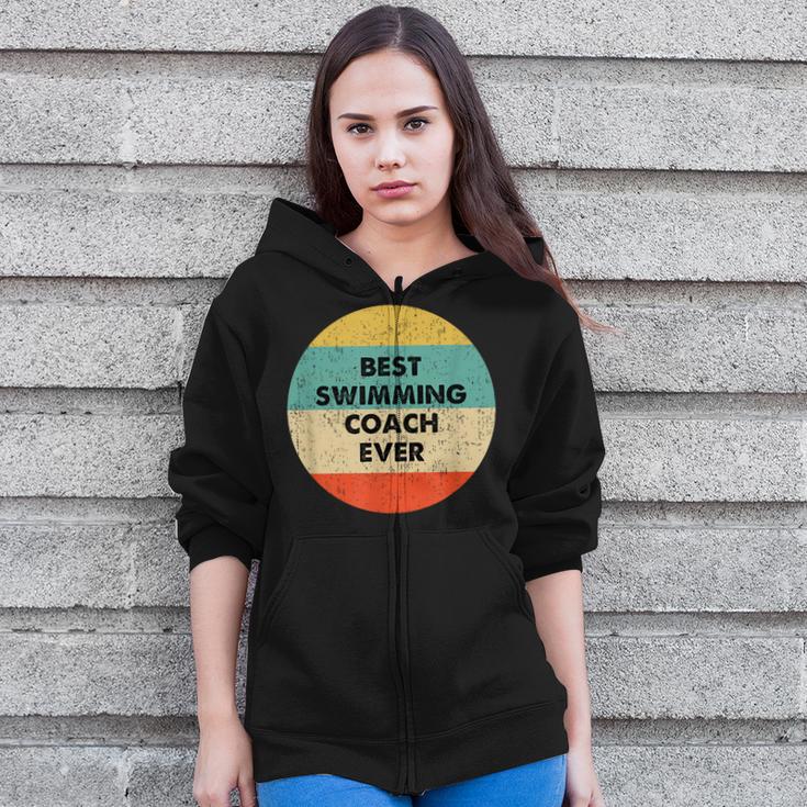 Swimming Coach Zip Up Hoodie Swimming Coach Zip Up Hoodie