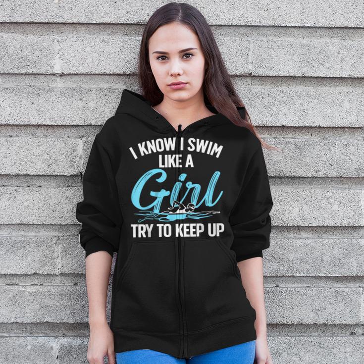 Swimming For Men Women Kids Swimmer Swim Lovers Zip Up Hoodie Swimming For Men Women Kids Swimmer Swim Lovers Zip Up Hoodie