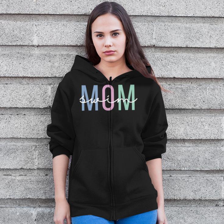 Swimming Sport Ideas For Everybody Women's Swim Mom Swim Team Swimmers Mother Zip Up Hoodie Swimming Sport Ideas For Everybody Women's Swim Mom Swim Team Swimmers Mother Zip Up Hoodie