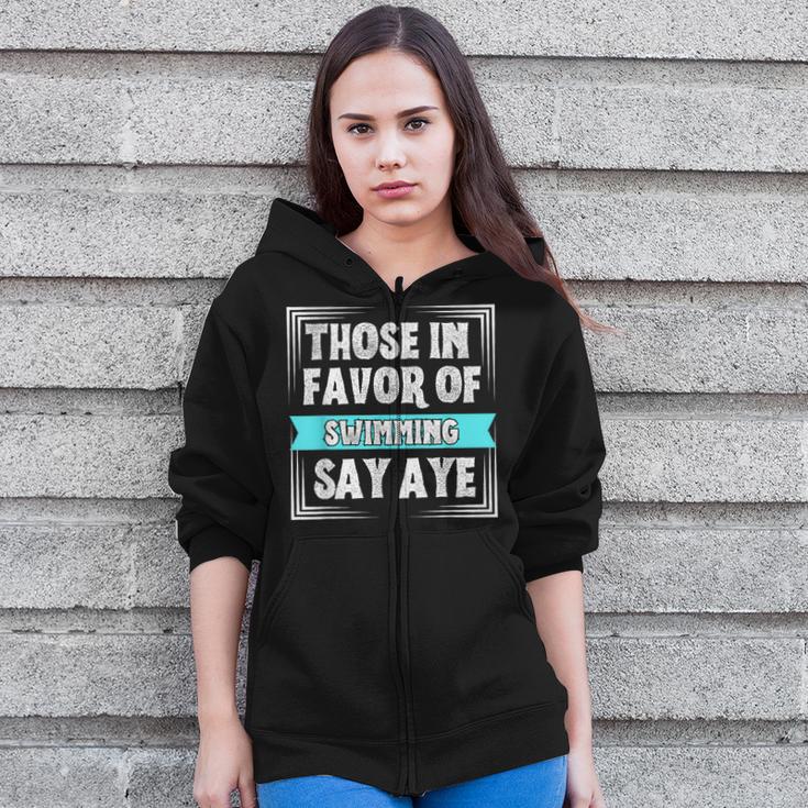 Swimming Swim Swimmer Zip Up Hoodie Swimming Swim Swimmer Zip Up Hoodie
