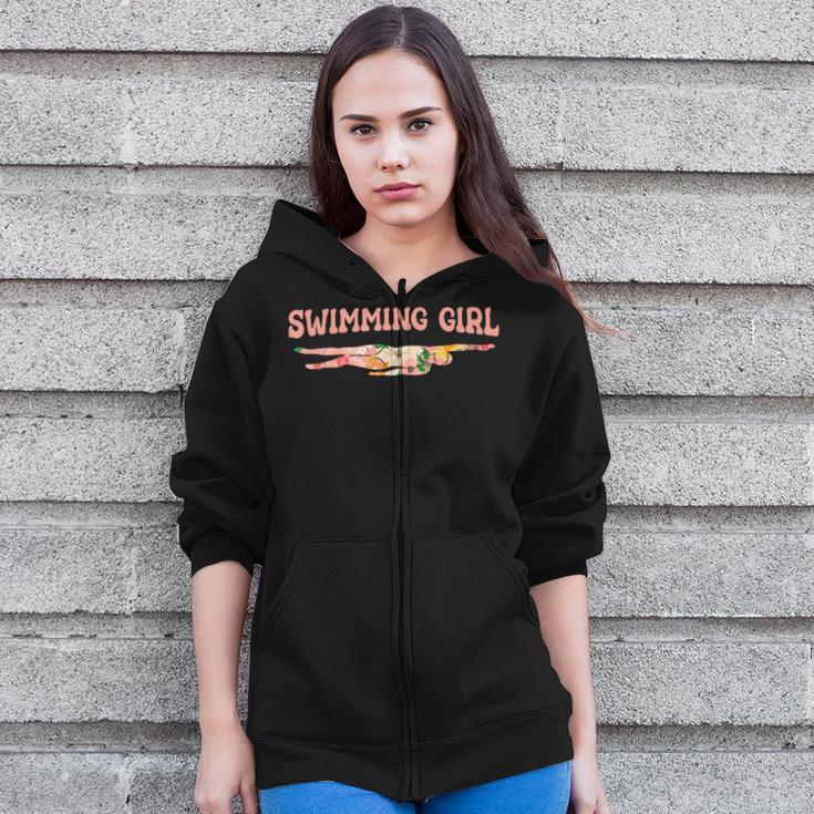 Swimming Swimming Water Sports Swimmer Zip Up Hoodie Swimming Swimming Water Sports Swimmer Zip Up Hoodie