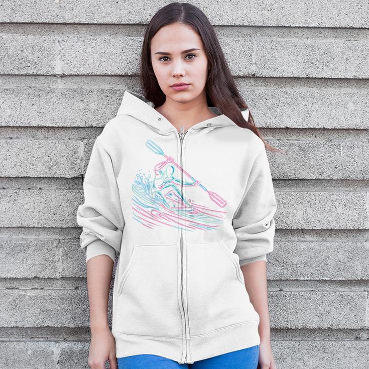 Canoe Canoeing Kayak Paddling Canoeist Raglan Baseball Tee Zip Up Hoodie Canoe Canoeing Kayak Paddling Canoeist Raglan Baseball Tee Zip Up Hoodie