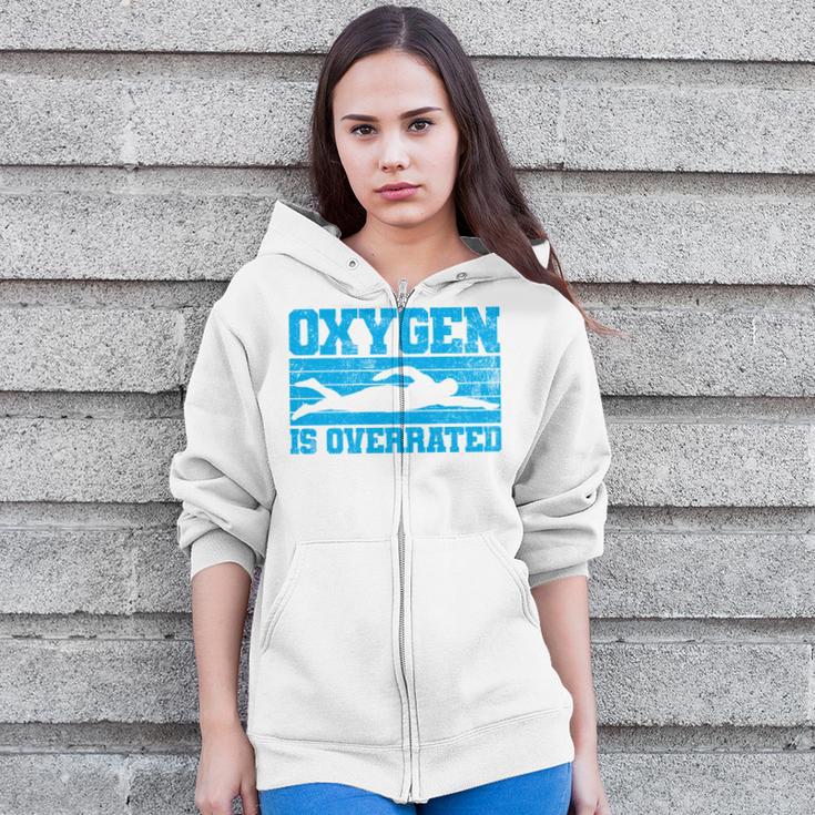 Swimming Swimmer Swim Zip Up Hoodie