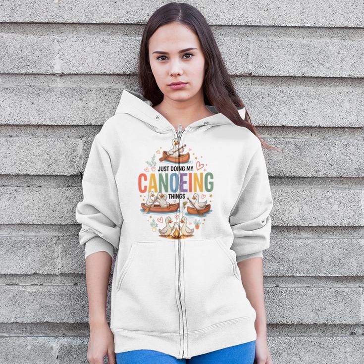 Women's Canoeing Canoe Paddle Water Flatwater Recreational Zip Up Hoodie Women's Canoeing Canoe Paddle Water Flatwater Recreational Zip Up Hoodie