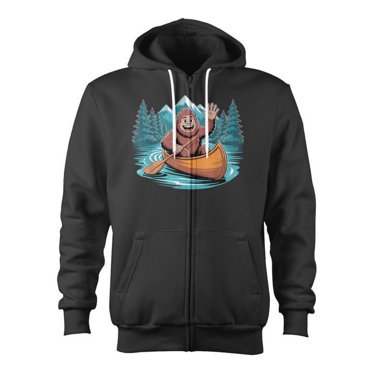 Canoe Art For Men Women Canoeing Canoe Kayak Lover Zip Up Hoodie