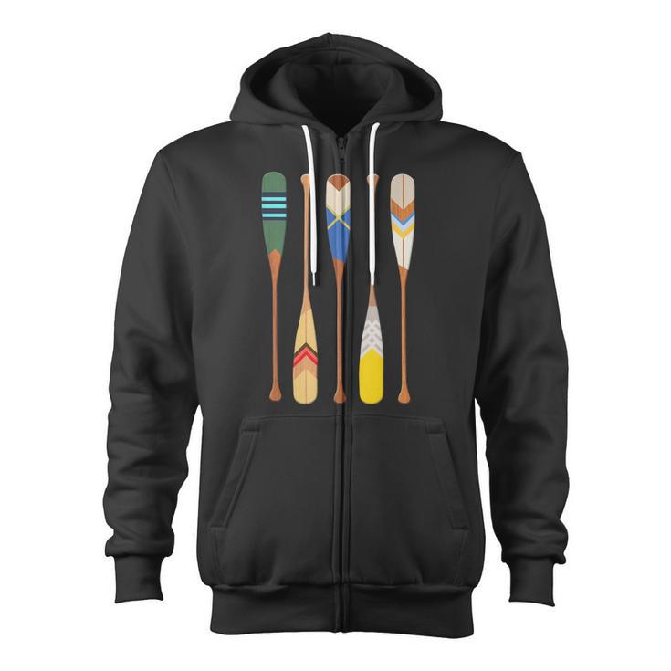 Paddle Canoe Zip Up Hoodie
