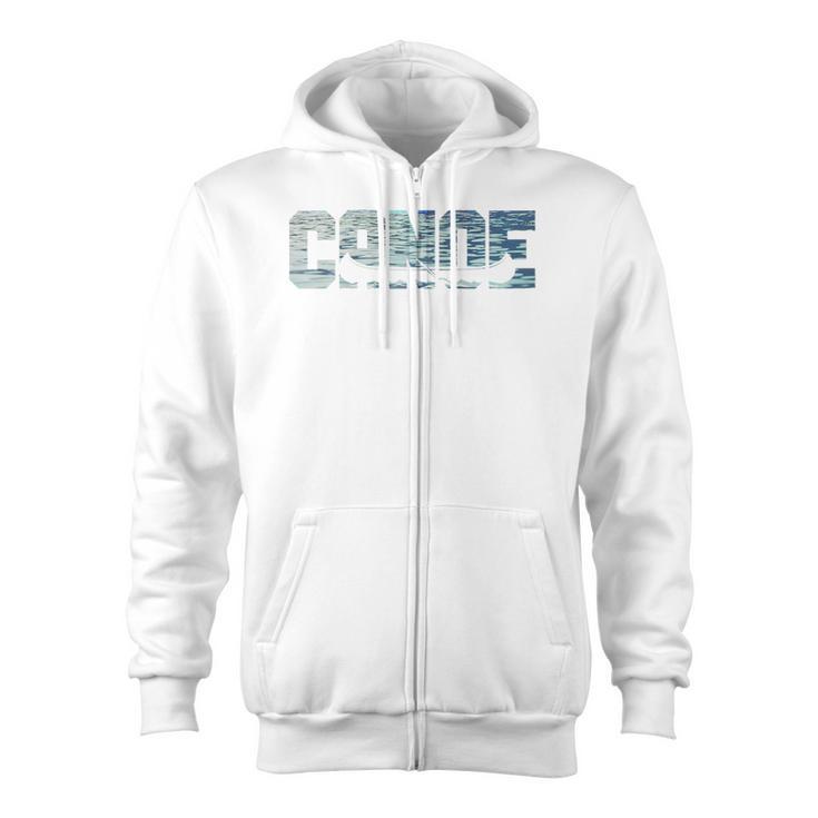 Canoe Canoeing Canoe Raglan Baseball Tee Zip Up Hoodie