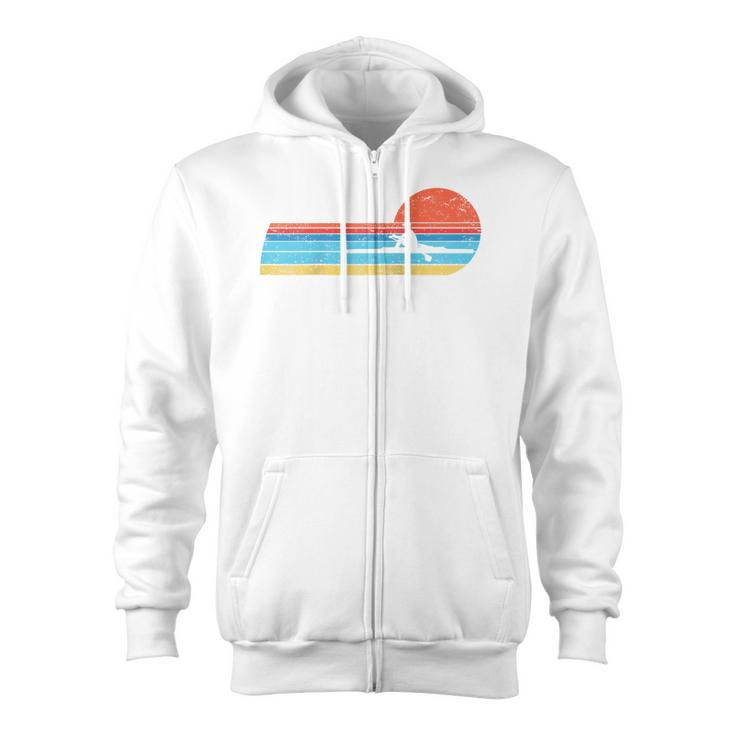 Canoes-Rowing Canoe-Rower Canoeing-Canoeist Vintage Canoes Raglan Baseball Tee Zip Up Hoodie