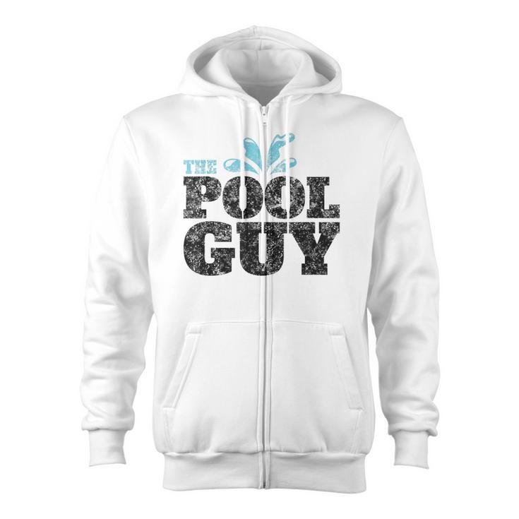 Vintage The Pool Guy Swimming For Him T-Shirt Zip Up Hoodie