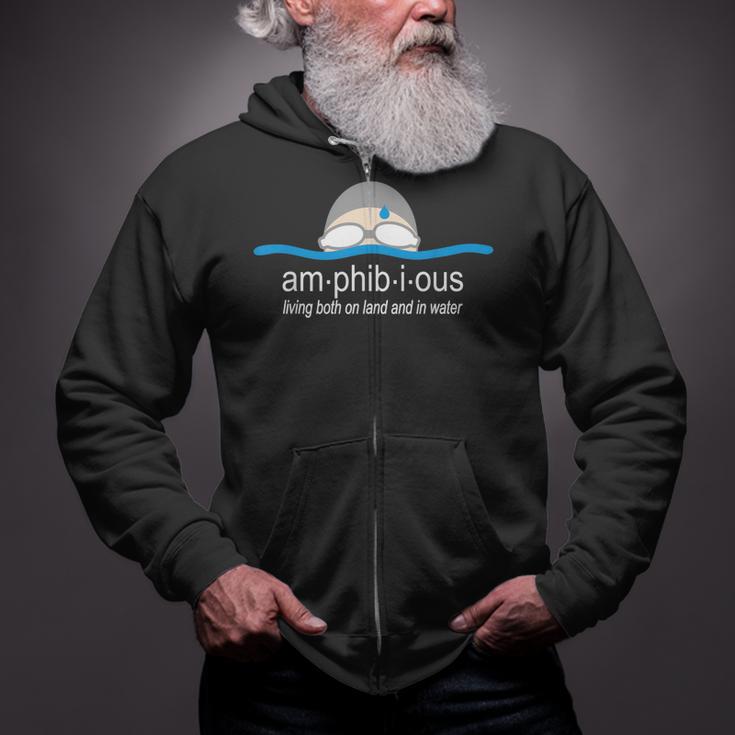 Amphibious Swimming Zip Up Hoodie Amphibious Swimming Zip Up Hoodie