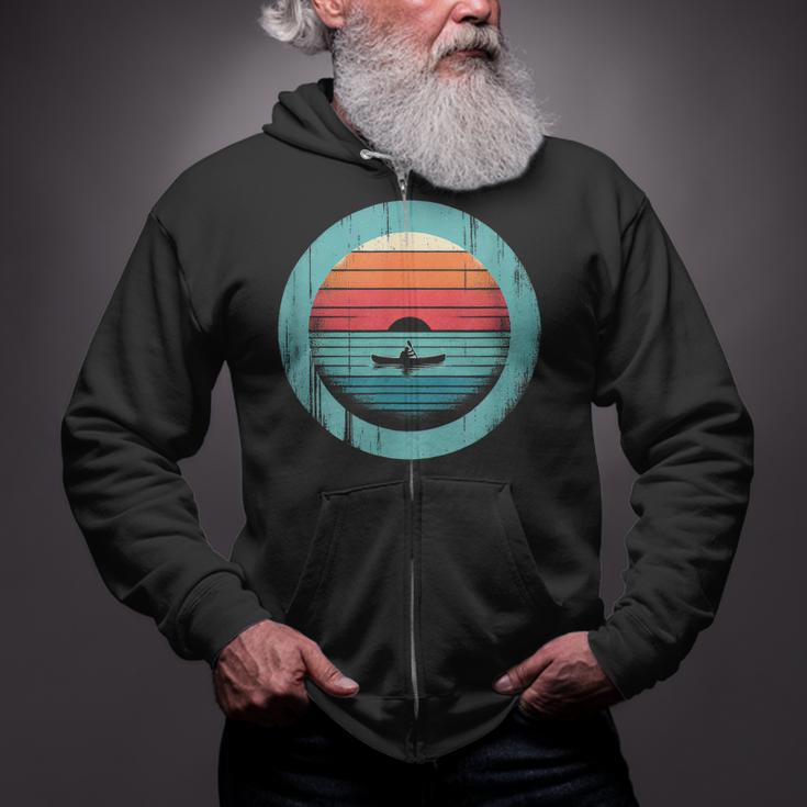Canoe Sunset Zip Up Hoodie Canoe Sunset Zip Up Hoodie